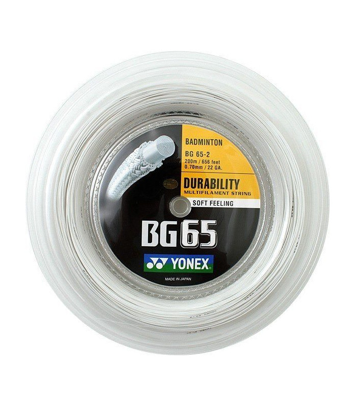 Yonex BG65 hvid (200m)